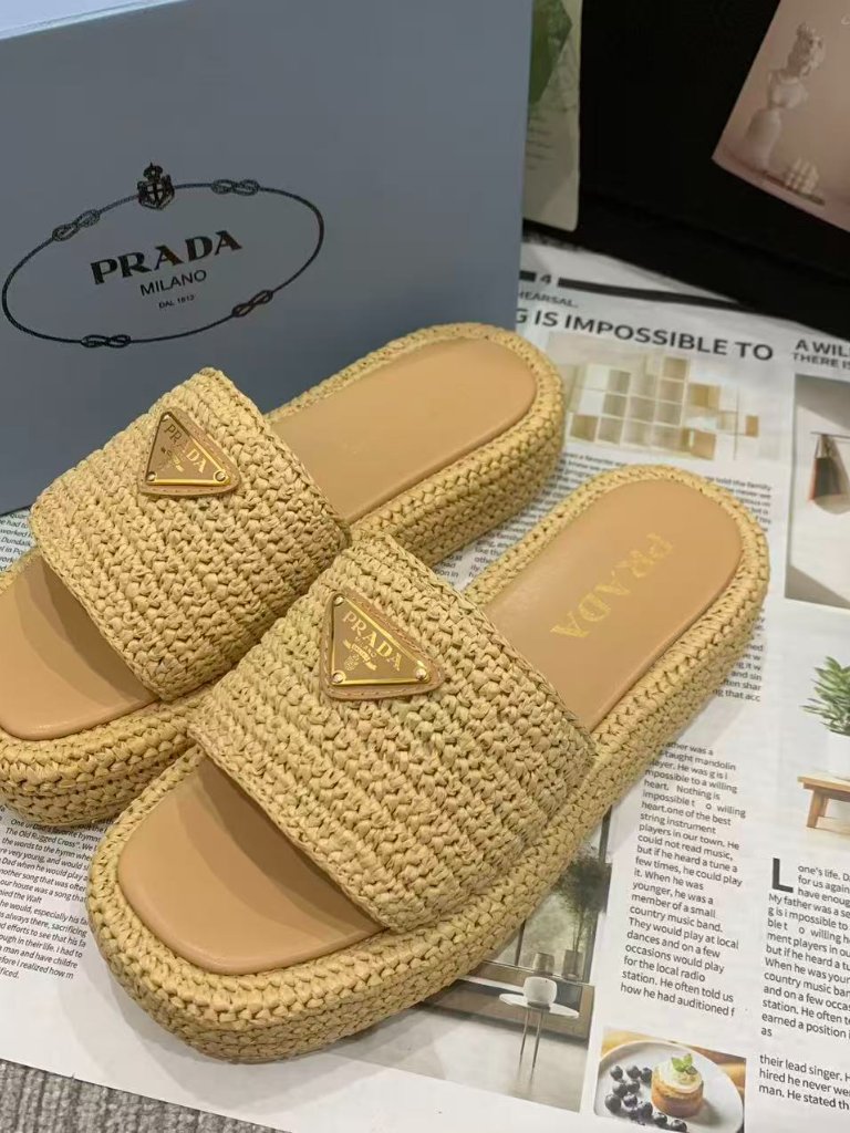 Prada Women‘s Tan Sandals
